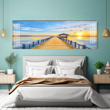 Skyward Serenity Premium Acrylic Horizontal Wall Art