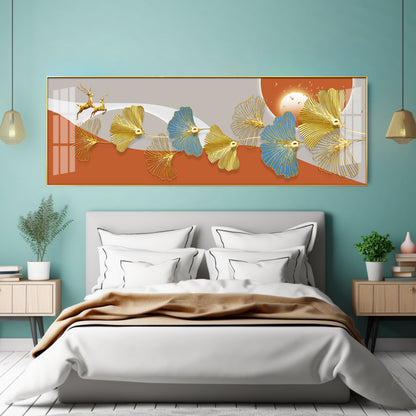 Leaf Fusion Premium Acrylic Horizontal Wall Art