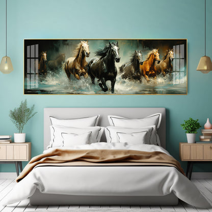 Horse Symbol Of Strength Premium Acrylic Horizontal Wall Art