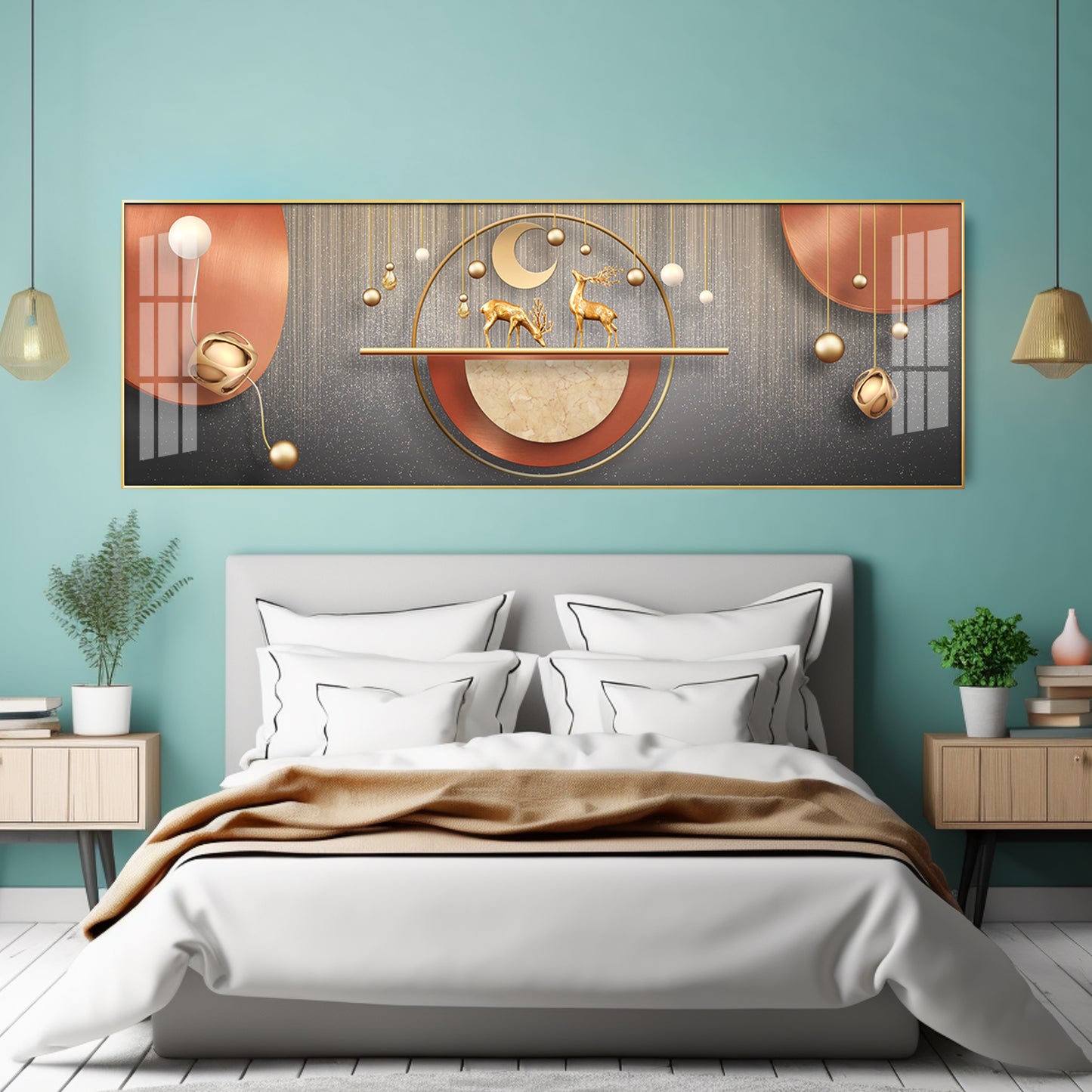 Nordic Abstract Premium Acrylic Horizontal Wall Art