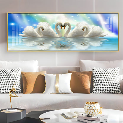 Elegant Swan Premium Acrylic Horizontal Wall Art