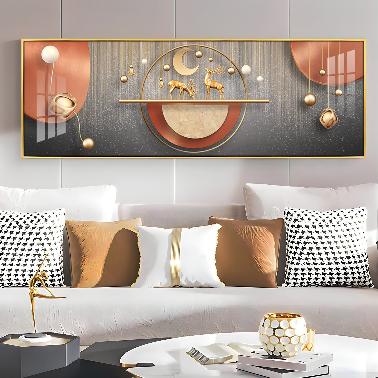 Nordic Abstract Premium Acrylic Horizontal Wall Art