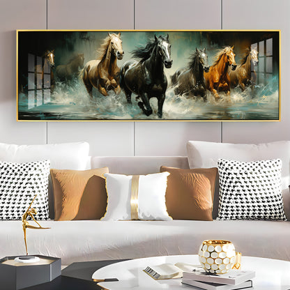 Horse Symbol Of Strength Premium Acrylic Horizontal Wall Art