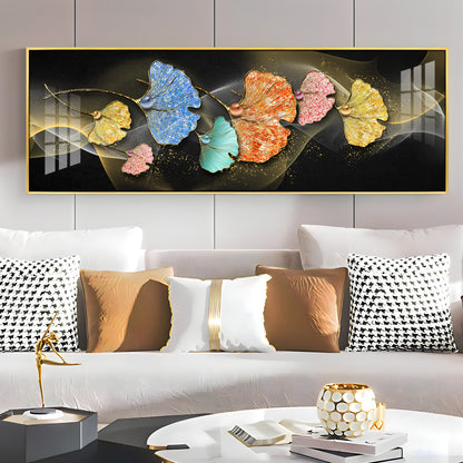 Leaf Bliss Premium Acrylic Horizontal Wall Art