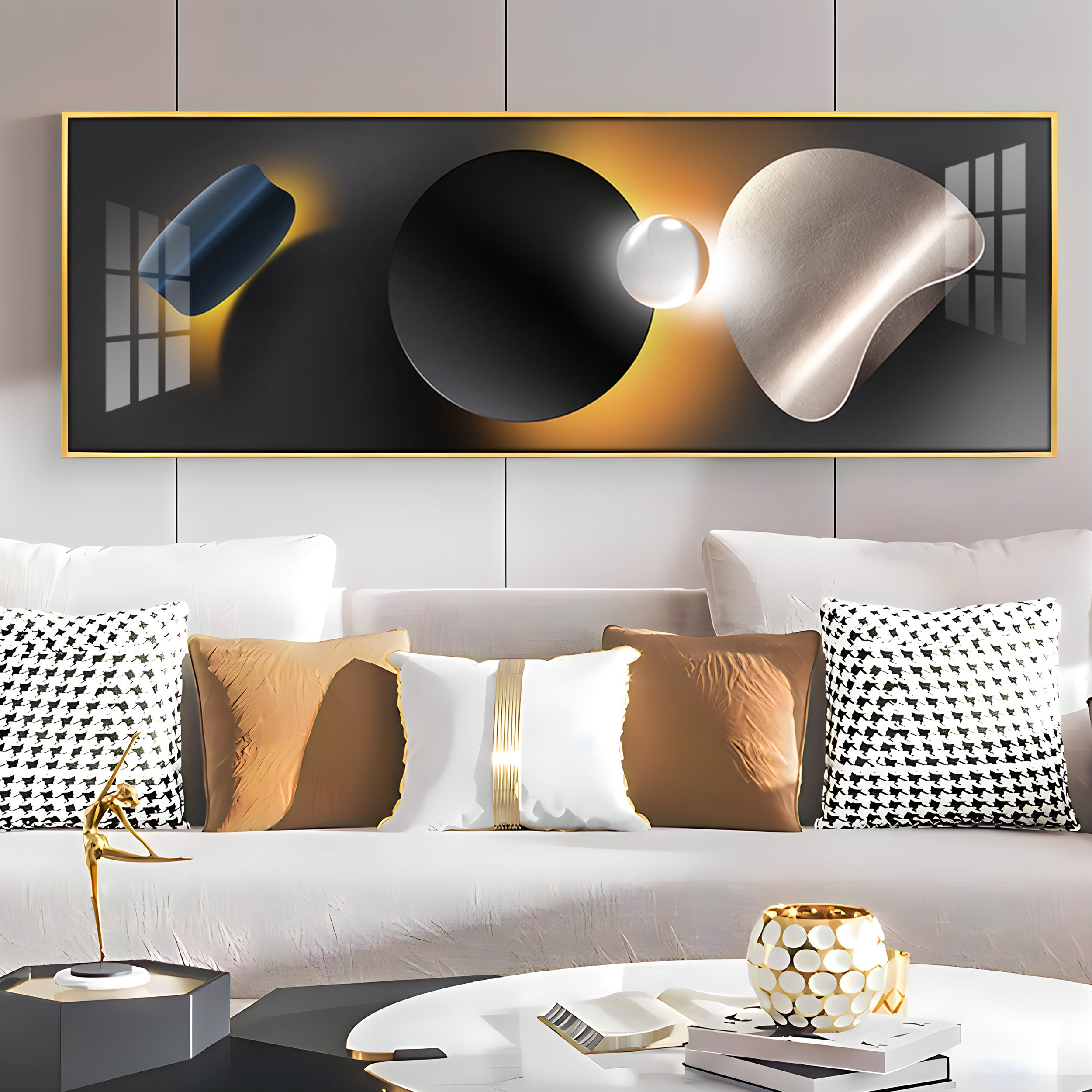Luminous Harmony Premium Acrylic Horizontal Wall Art