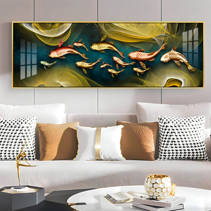 Fish Flow Collective Premium Acrylic Horizontal Wall Art