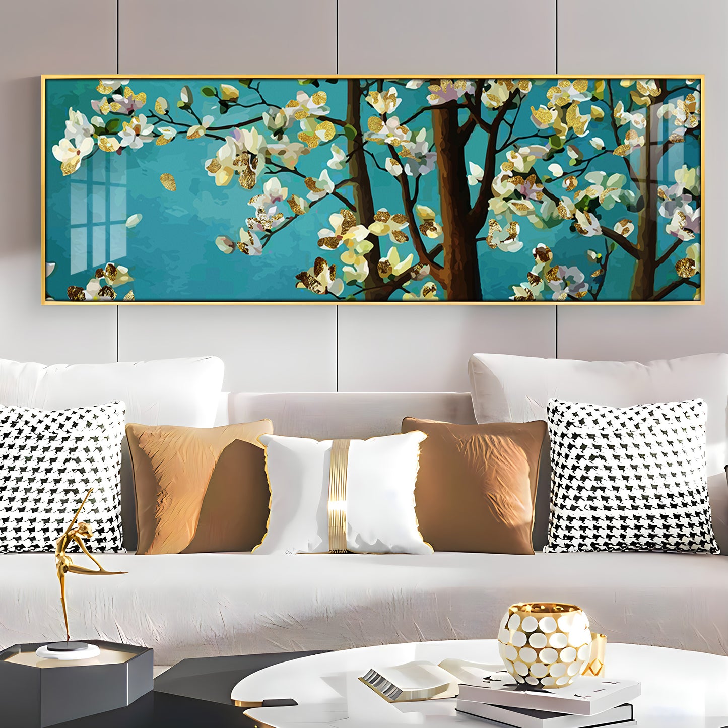 Blossom Haven Premium Acrylic Horizontal Wall Art