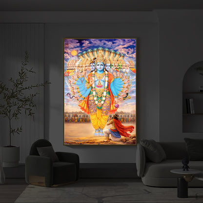 Lord Vishwaroop Modern Luxury Backlight Vertical Wall Art