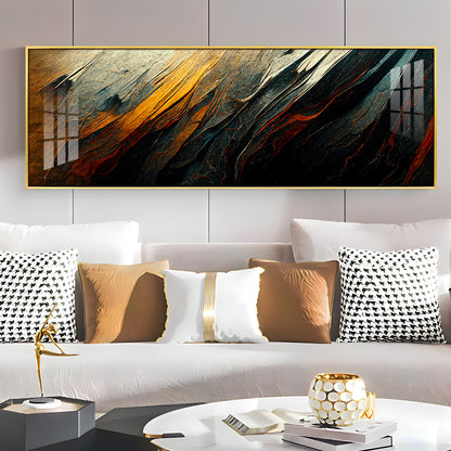 Ember Color Flow Premium Acrylic Horizontal Wall Art