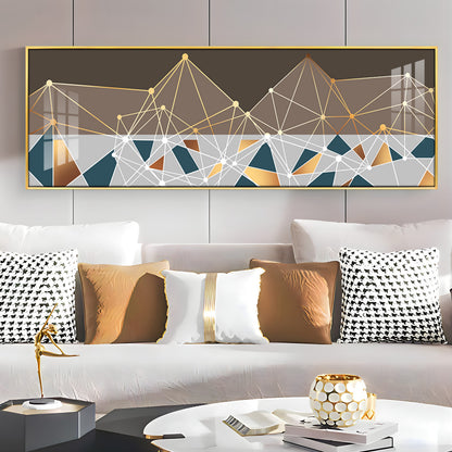 Geometric Harmony Premium Acrylic Horizontal Wall Art