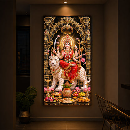 Amba Modern Luxury Backlight Vertical Wall Art