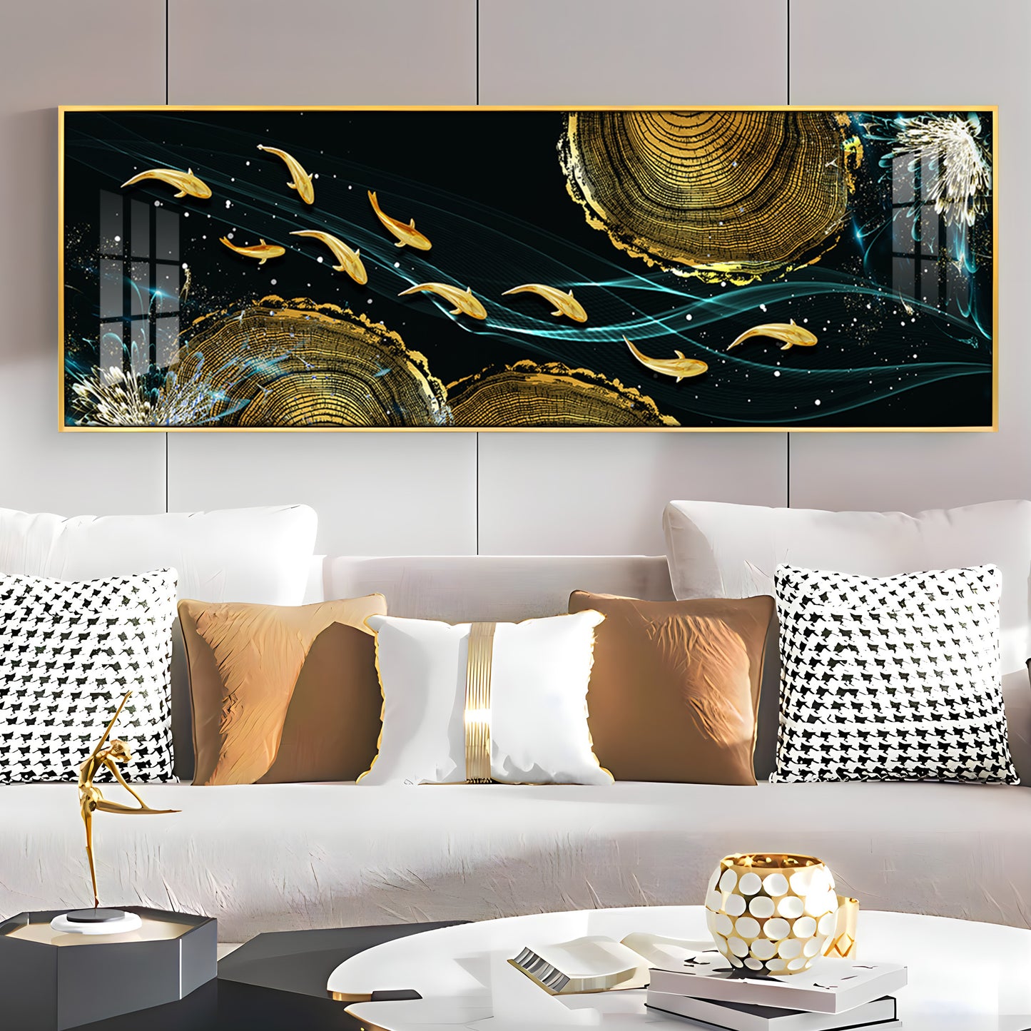 Luminous Fish Premium Acrylic Horizontal Wall Art
