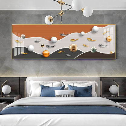 Festive Egg Fusion Premium Acrylic Horizontal Wall Art