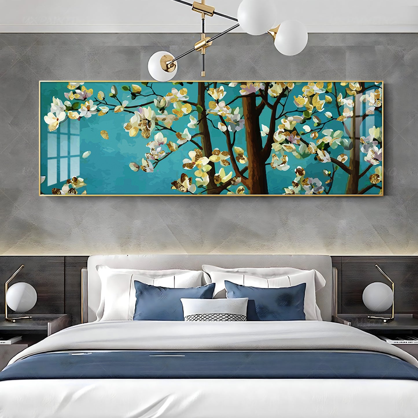 Blossom Haven Premium Acrylic Horizontal Wall Art
