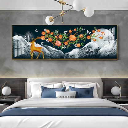 Deer At The Summit Premium Acrylic Horizontal Wall Art