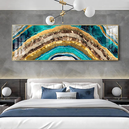 Multi Colored Abstract Premium Acrylic Horizontal Wall Art