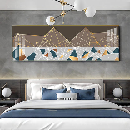 Geometric Harmony Premium Acrylic Horizontal Wall Art