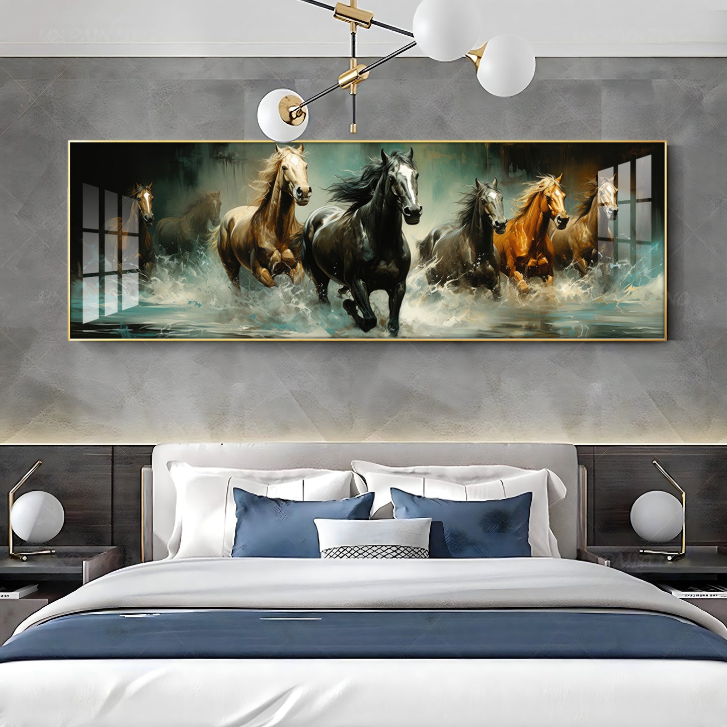 Horse Symbol Of Strength Premium Acrylic Horizontal Wall Art