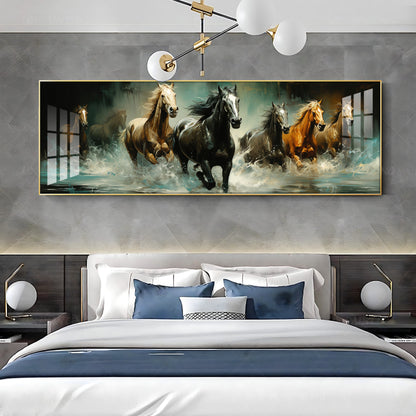 Horse Symbol Of Strength Premium Acrylic Horizontal Wall Art
