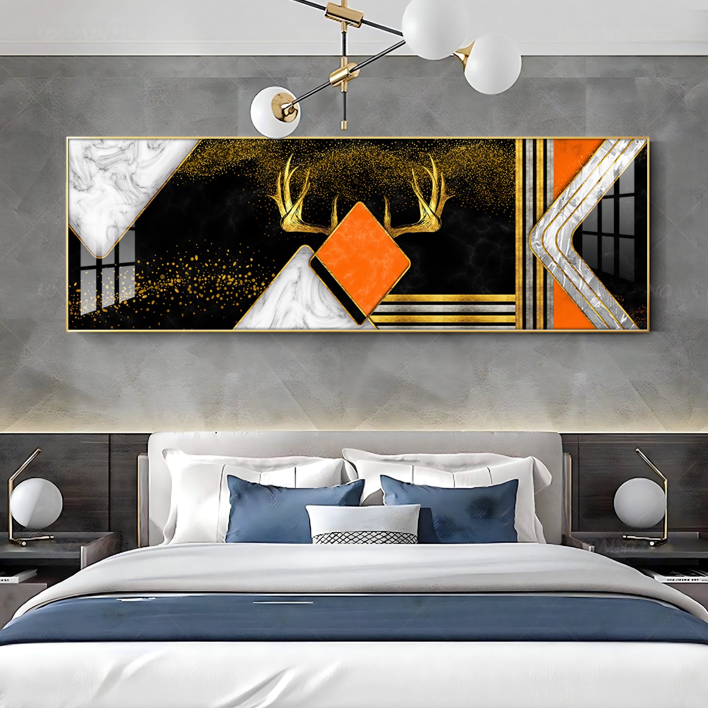 Wild Fire Whimsy Premium Acrylic Horizontal Wall Art