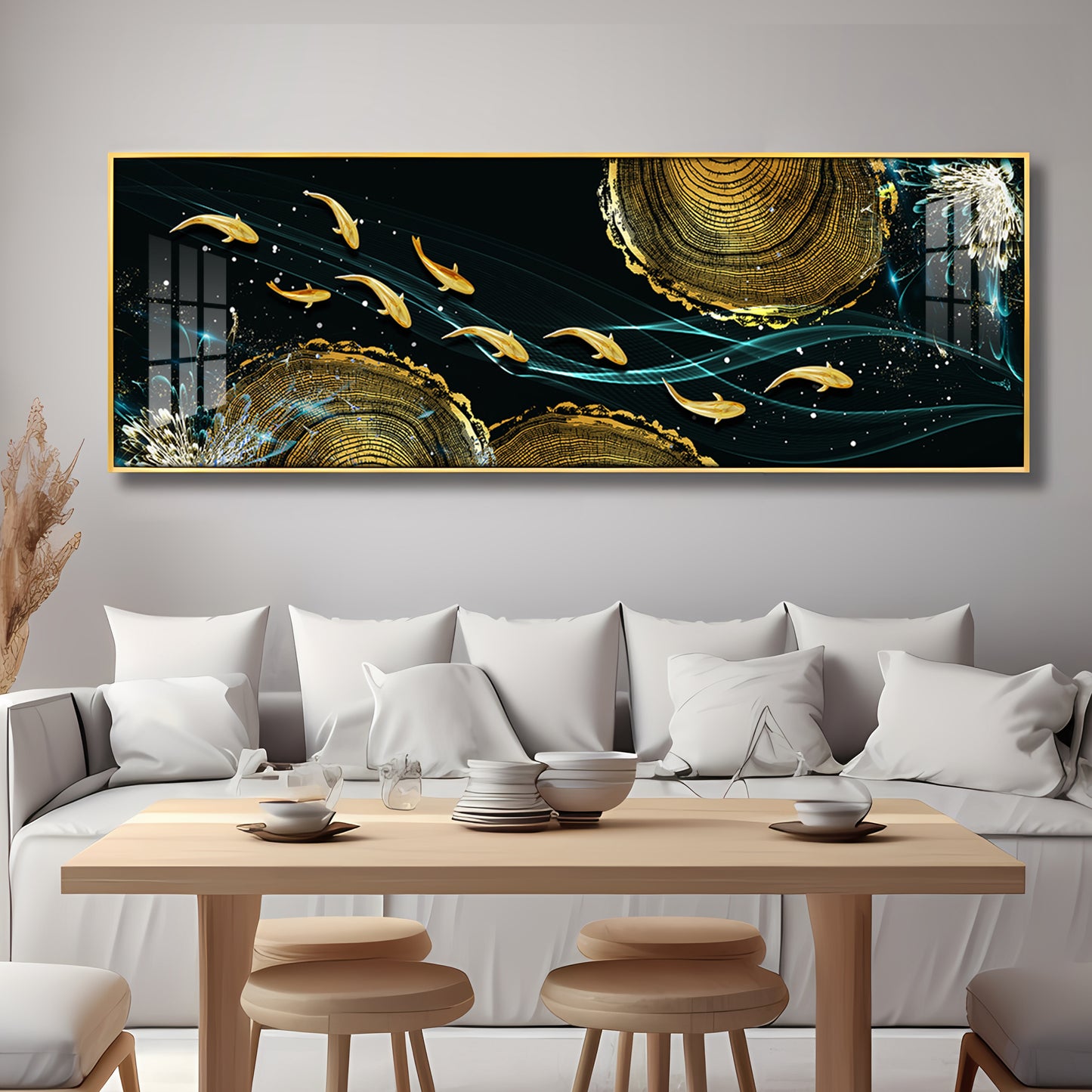 Luminous Fish Premium Acrylic Horizontal Wall Art
