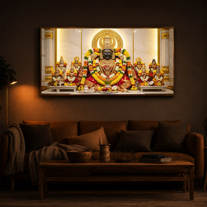 Badrinarayan Modern Luxury Backlight Horizontal Wall Art
