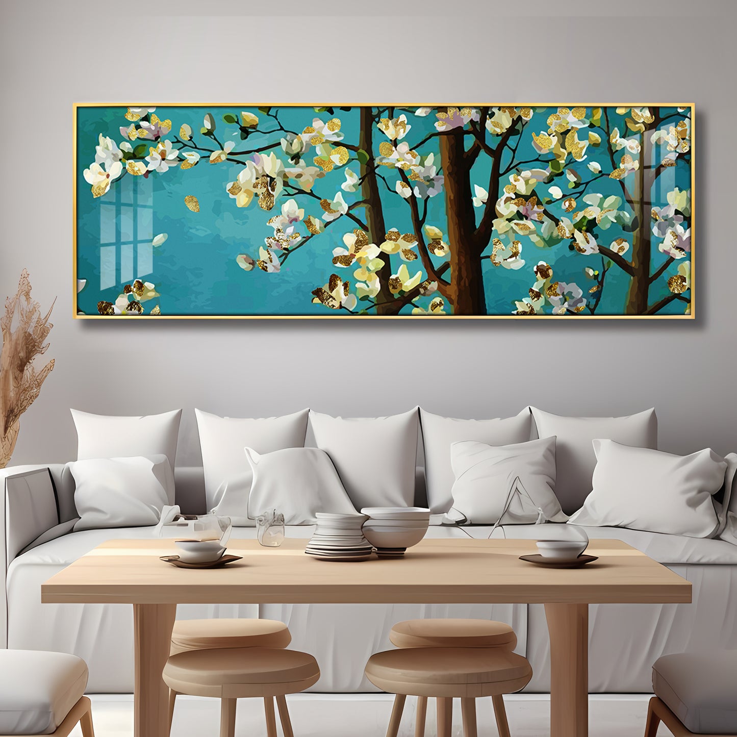 Blossom Haven Premium Acrylic Horizontal Wall Art