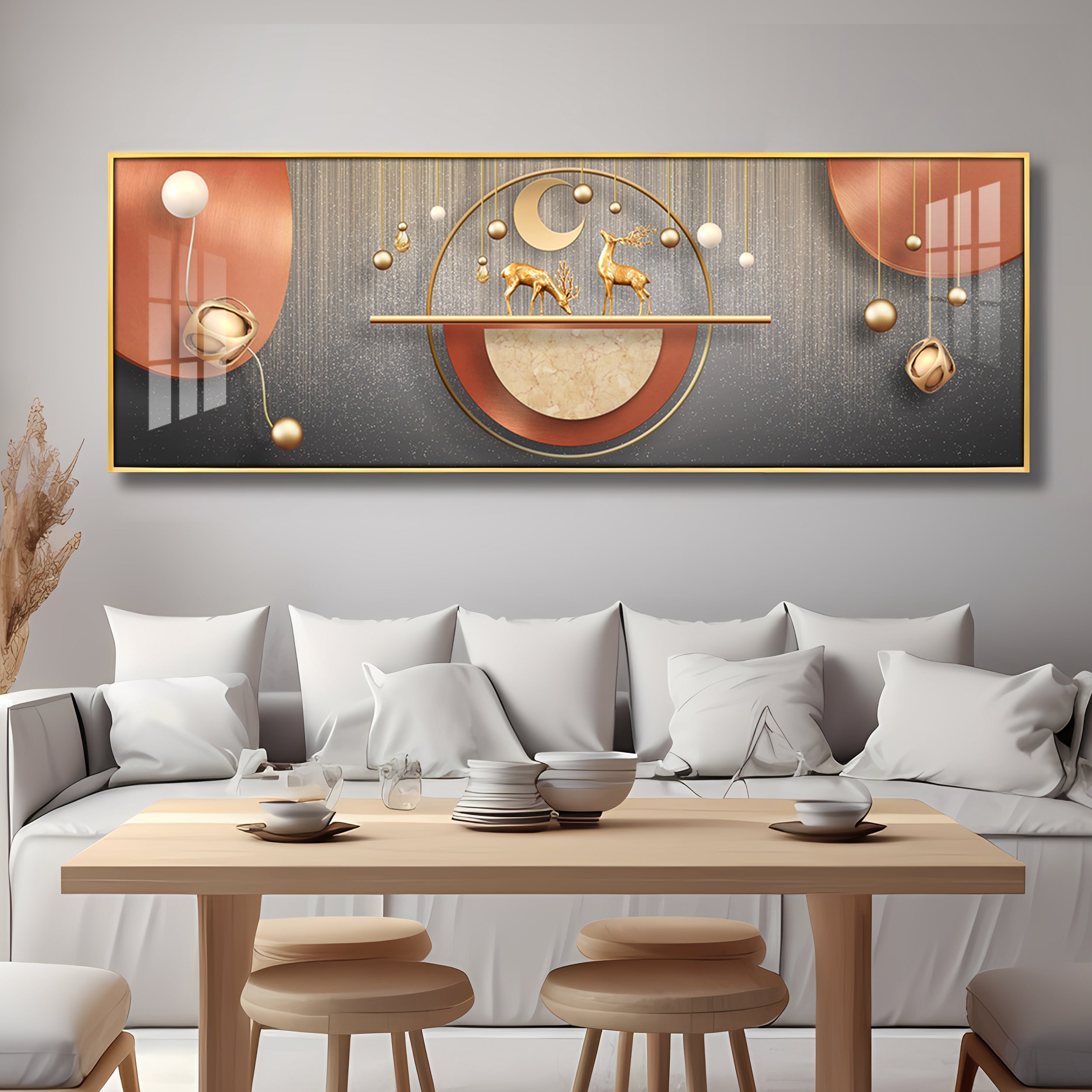 Nordic Abstract Premium Acrylic Horizontal Wall Art