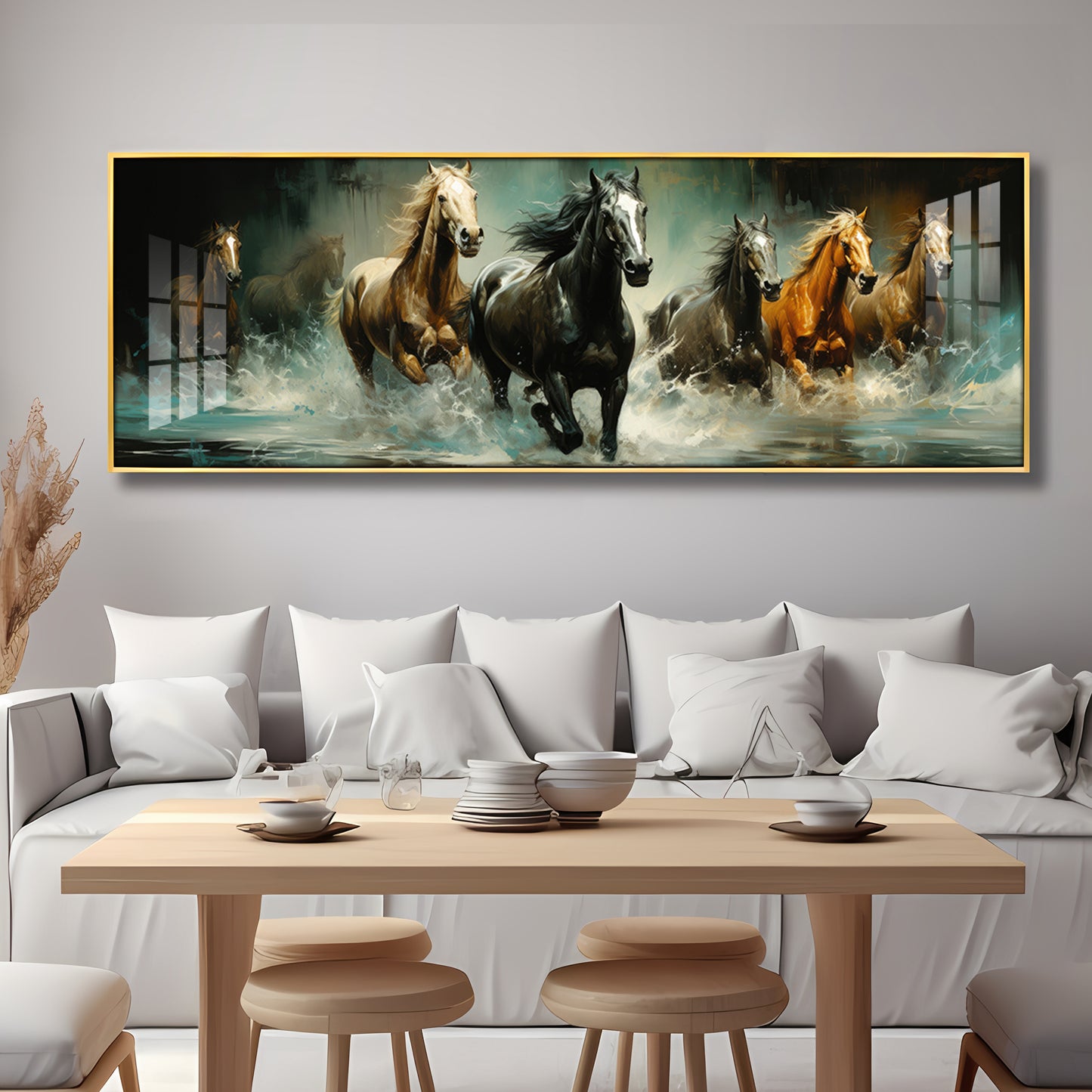 Horse Symbol Of Strength Premium Acrylic Horizontal Wall Art