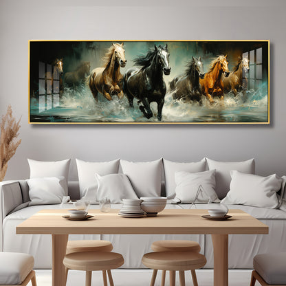 Horse Symbol Of Strength Premium Acrylic Horizontal Wall Art