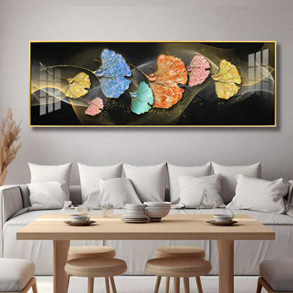 Leaf Bliss Premium Acrylic Horizontal Wall Art