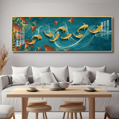Aquatic Harmony Premium Acrylic Horizontal Wall Art