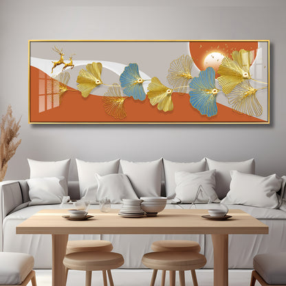 Leaf Fusion Premium Acrylic Horizontal Wall Art