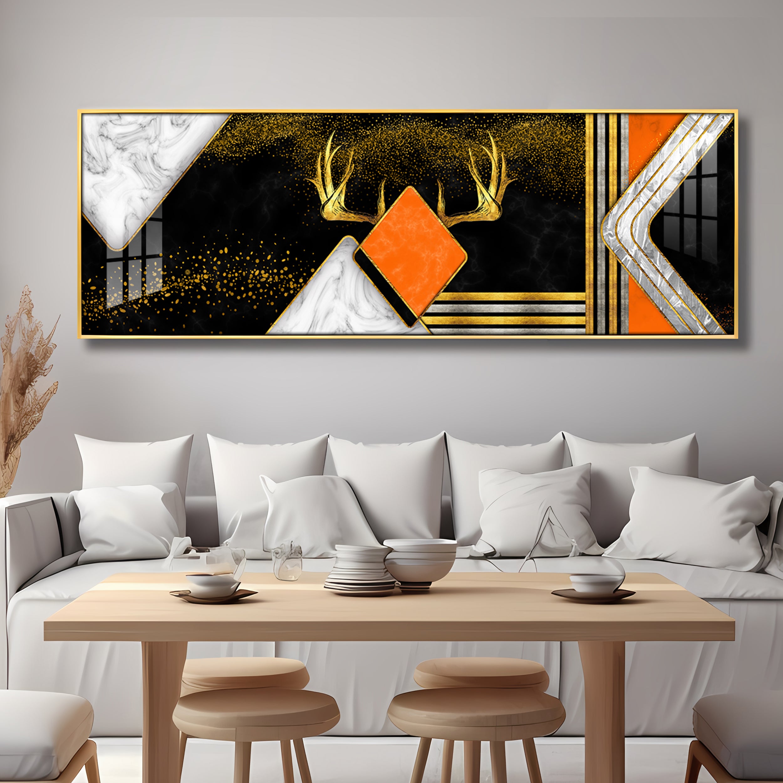 Wild Fire Whimsy Premium Acrylic Horizontal Wall Art