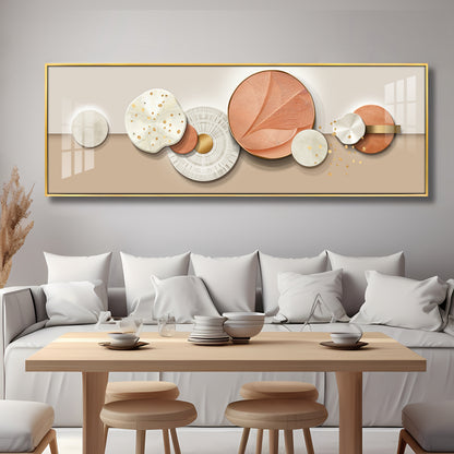 Colorful Curves Premium Acrylic Horizontal Wall Art