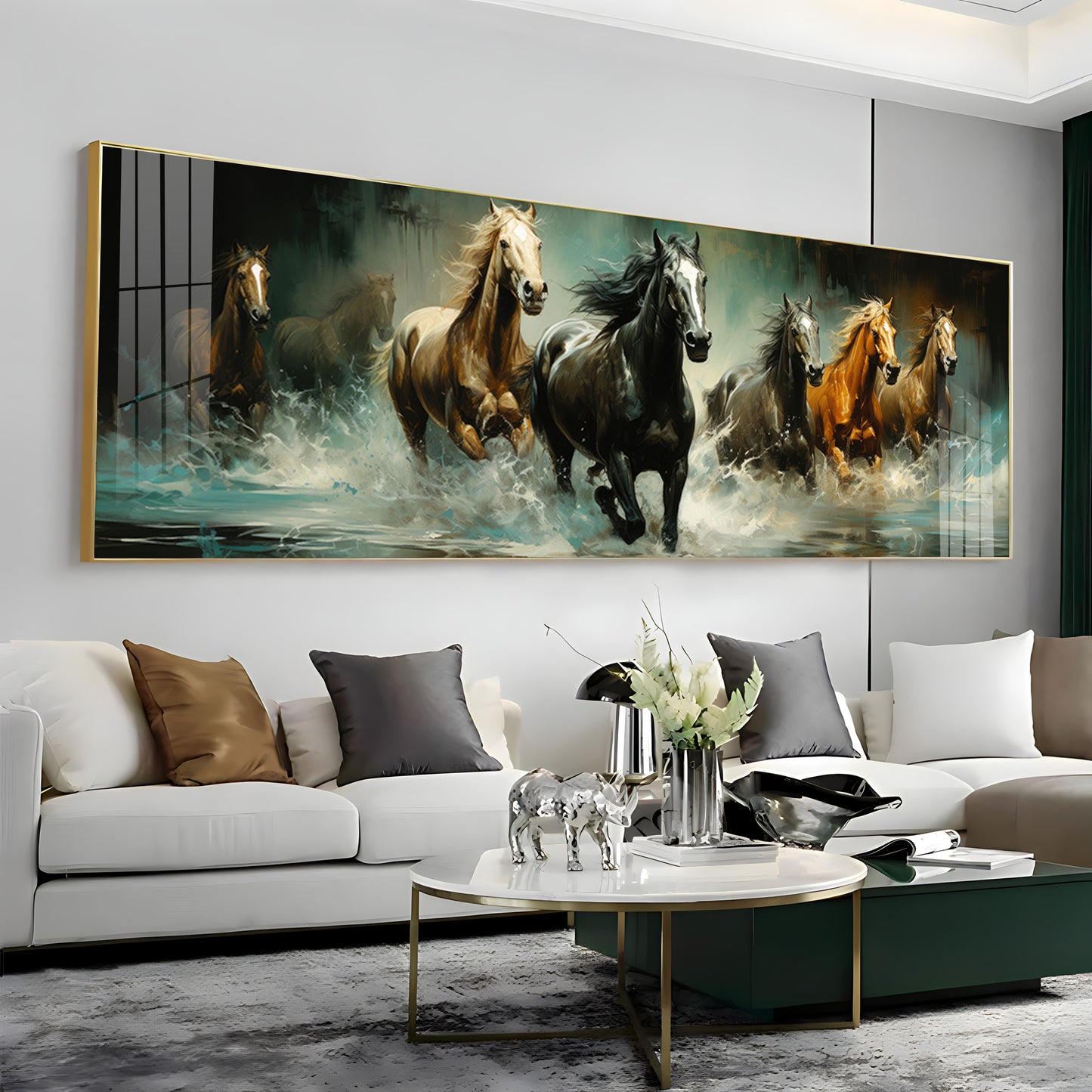 Horse Symbol Of Strength Premium Acrylic Horizontal Wall Art