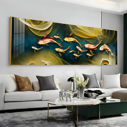 Fish Flow Collective Premium Acrylic Horizontal Wall Art