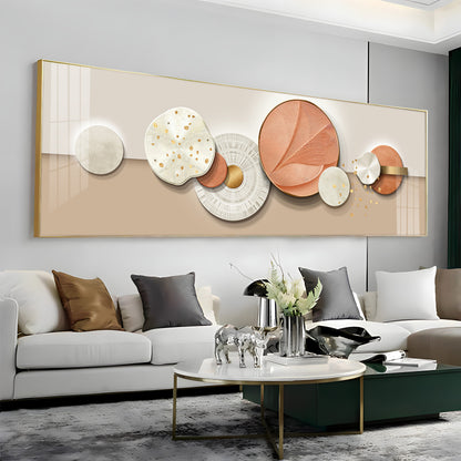 Colorful Curves Premium Acrylic Horizontal Wall Art