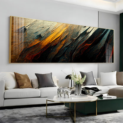 Ember Color Flow Premium Acrylic Horizontal Wall Art
