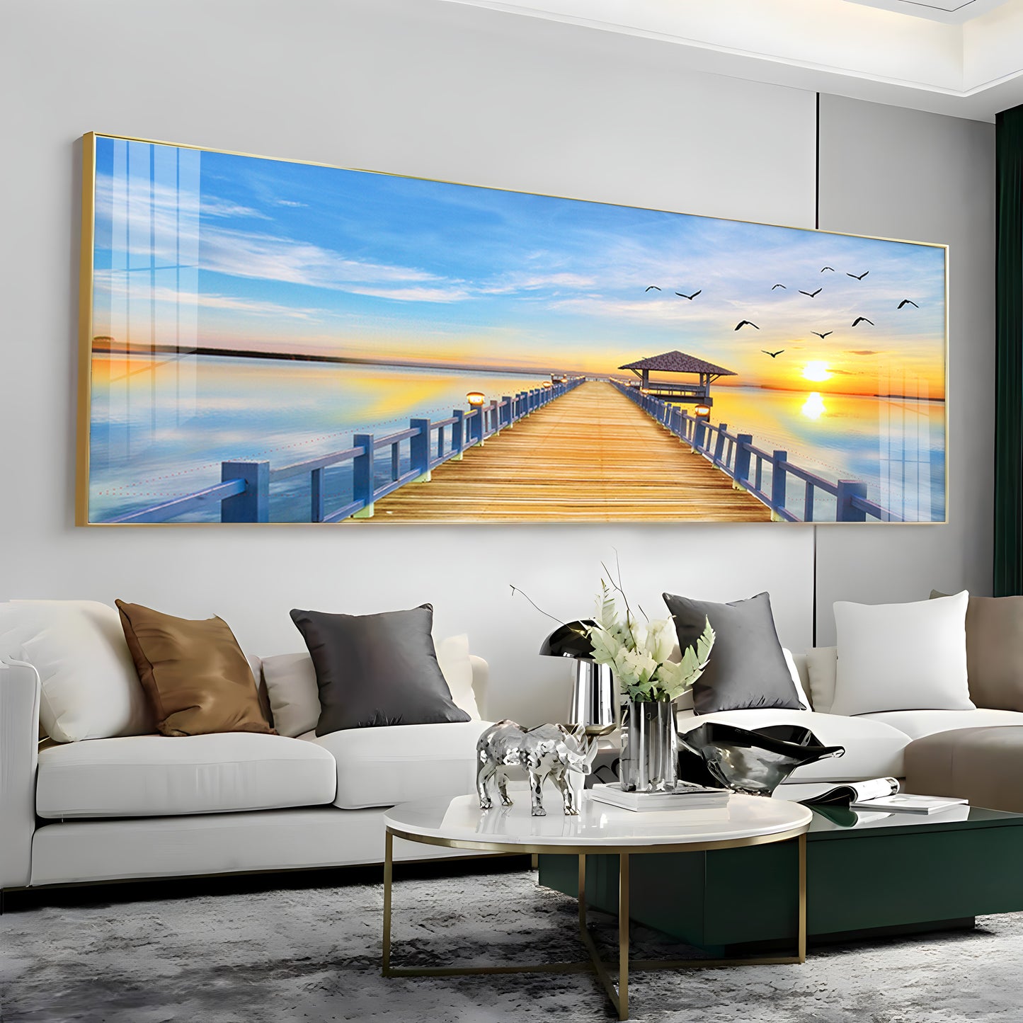 Skyward Serenity Premium Acrylic Horizontal Wall Art