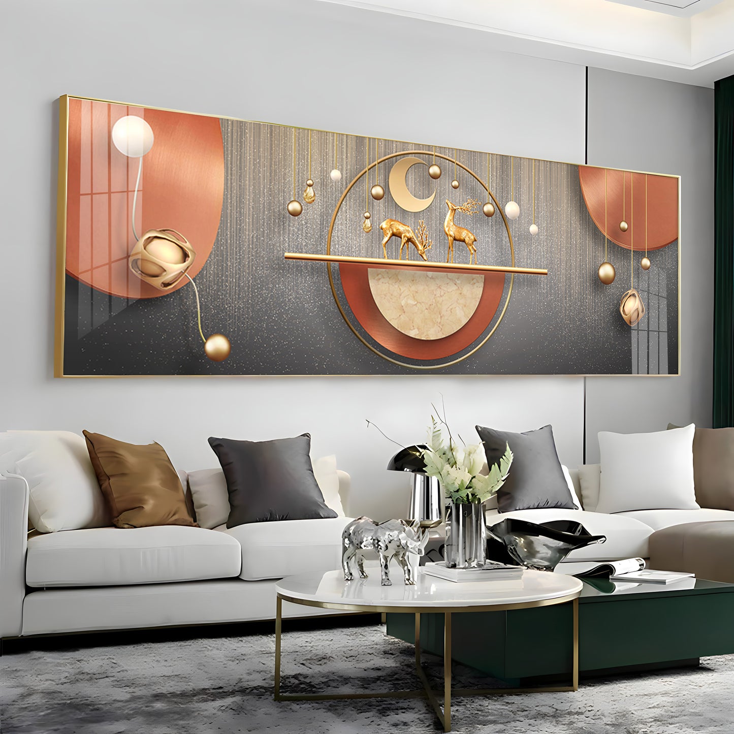 Nordic Abstract Premium Acrylic Horizontal Wall Art