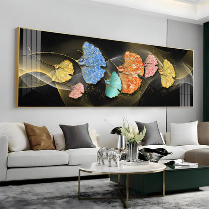 Leaf Bliss Premium Acrylic Horizontal Wall Art