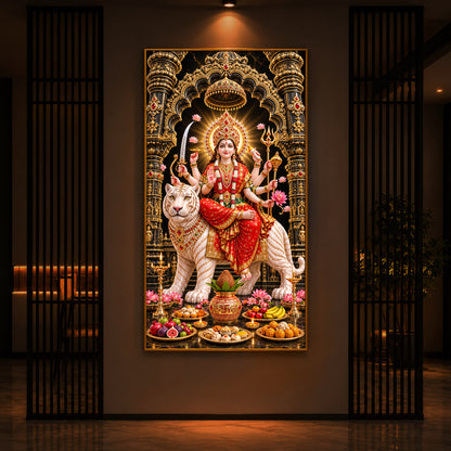 Amba Modern Luxury Backlight Vertical Wall Art