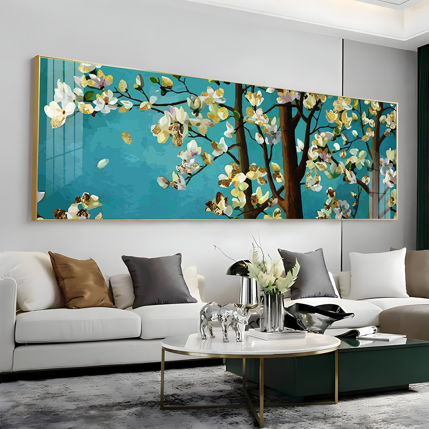 Blossom Haven Premium Acrylic Horizontal Wall Art