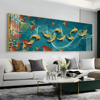 Aquatic Harmony Premium Acrylic Horizontal Wall Art