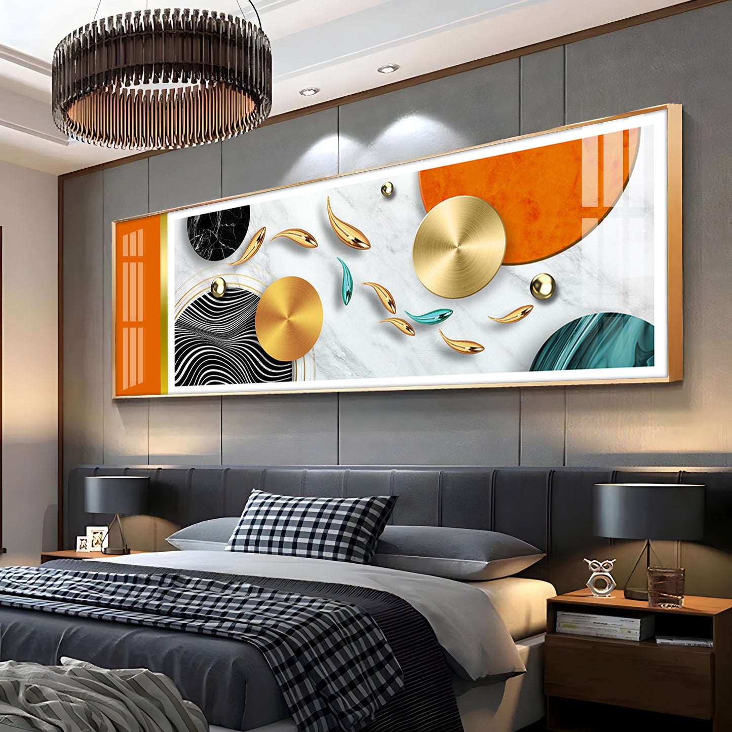 Vibrant Surface Showcase Premium Acrylic Horizontal Wall Art