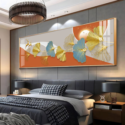 Leaf Fusion Premium Acrylic Horizontal Wall Art