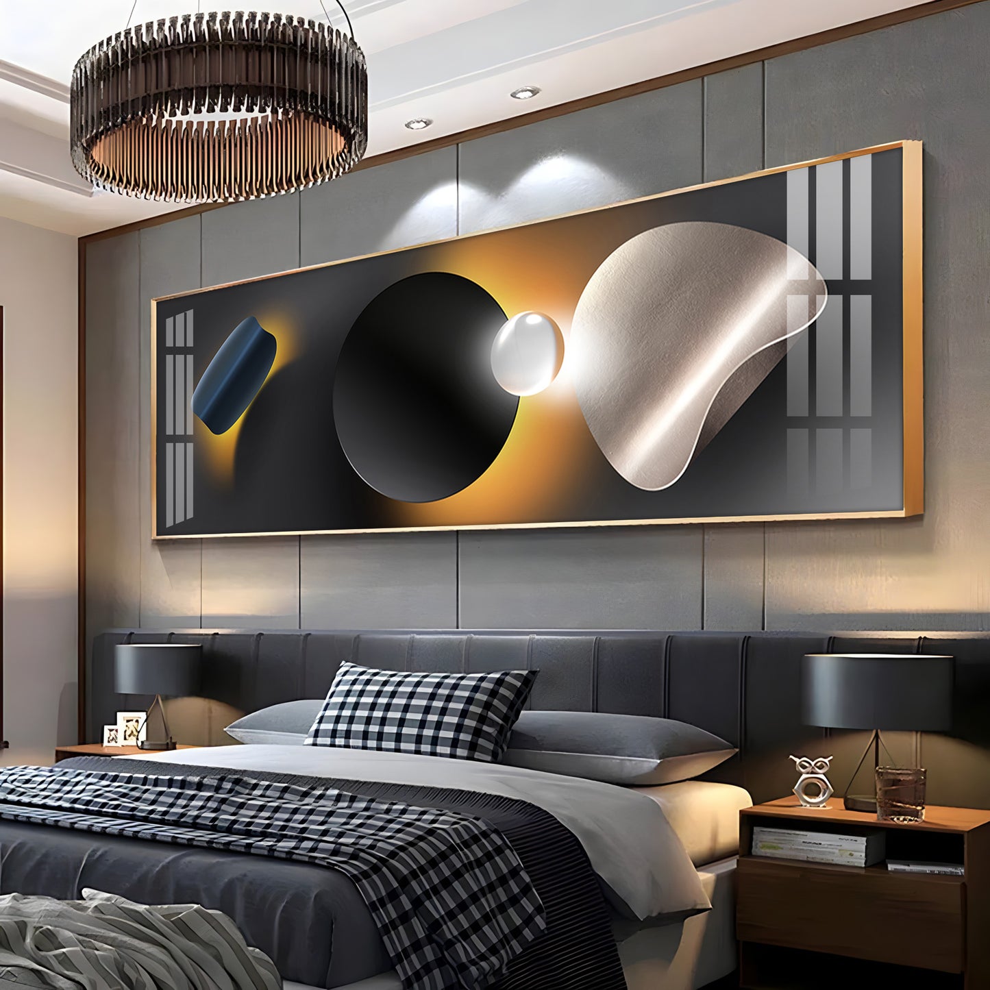 Luminous Harmony Premium Acrylic Horizontal Wall Art