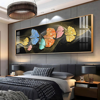 Leaf Bliss Premium Acrylic Horizontal Wall Art
