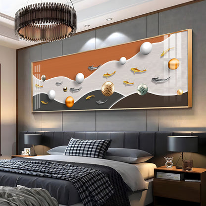 Festive Egg Fusion Premium Acrylic Horizontal Wall Art